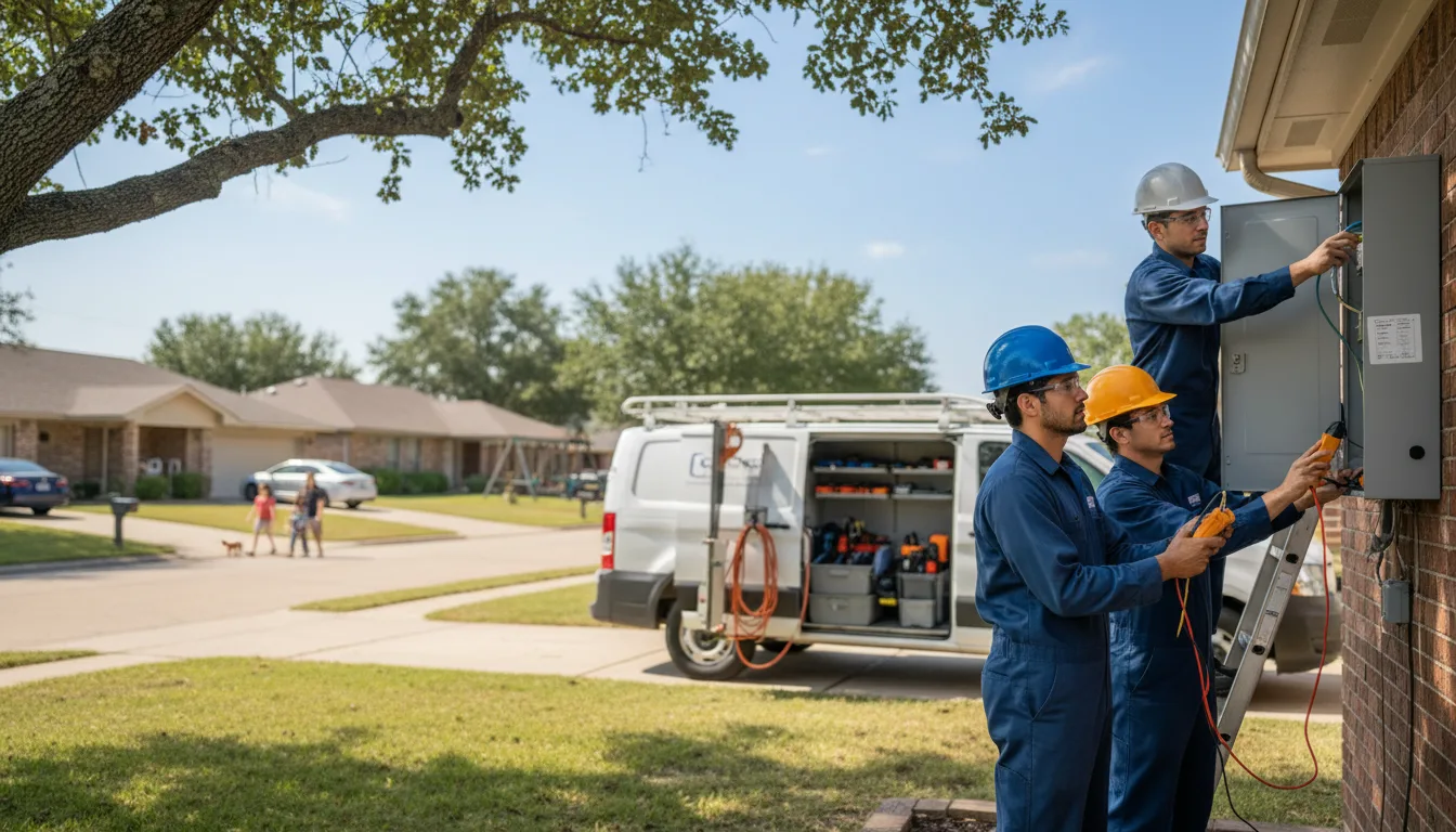 Certified electrician providing emergency electrical services in Matthews, MO